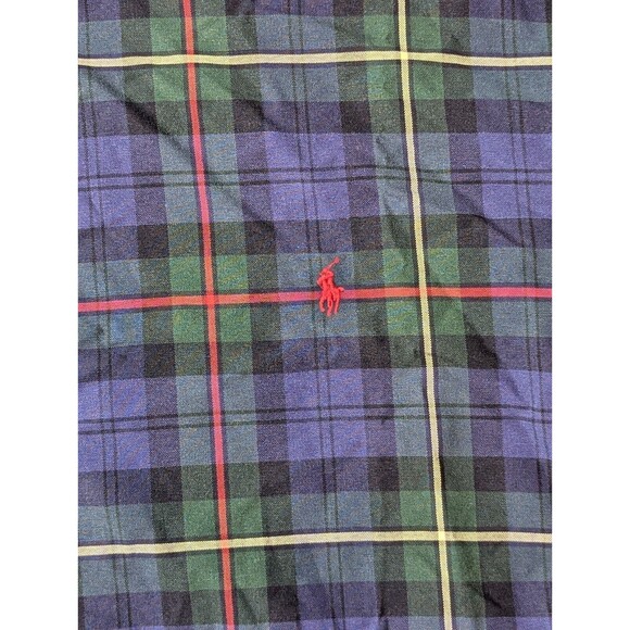 Ralph Lauren Long Sleeve Button Down Shirt Men 3XB Multi Color Plaid Print Pony - Picture 3 of 12
